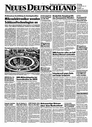 Neues Deutschland Online-Archiv on Jul 21, 1988