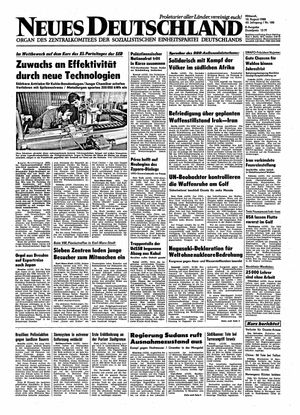 Neues Deutschland Online-Archiv vom 10.08.1988