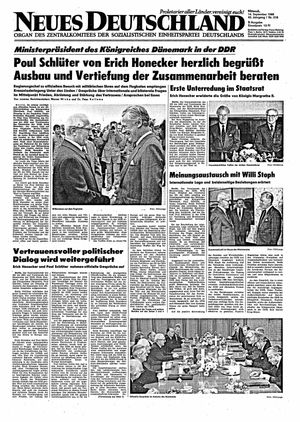 Neues Deutschland Online-Archiv vom 14.09.1988