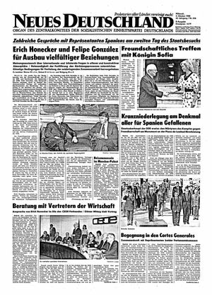 Neues Deutschland Online-Archiv vom 05.10.1988
