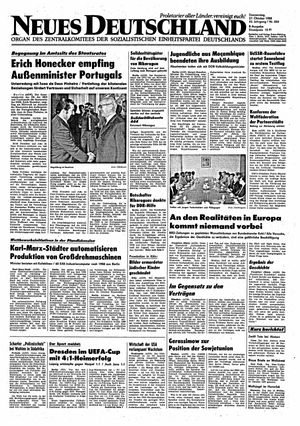 Neues Deutschland Online-Archiv vom 27.10.1988