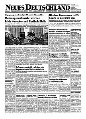 Neues Deutschland Online-Archiv on Nov 17, 1988