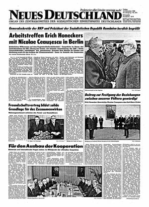 Neues Deutschland Online-Archiv on Nov 18, 1988