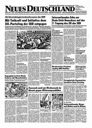 Neues Deutschland Online-Archiv on Dec 5, 1988