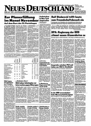 Neues Deutschland Online-Archiv vom 07.12.1988