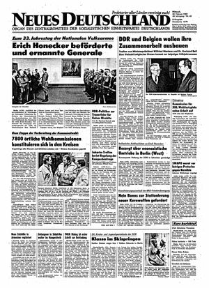 Neues Deutschland Online-Archiv vom 22.02.1989