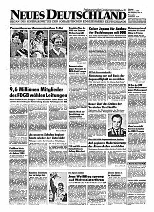 Neues Deutschland Online-Archiv vom 27.02.1989