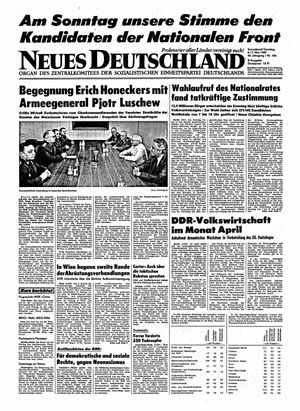 Neues Deutschland Online-Archiv vom 06.05.1989