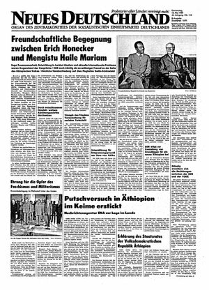 Neues Deutschland Online-Archiv vom 18.05.1989