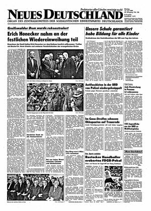 Neues Deutschland Online-Archiv vom 12.06.1989