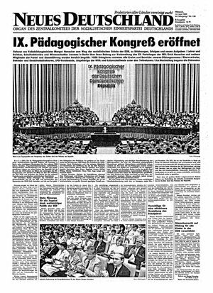 Neues Deutschland Online-Archiv vom 14.06.1989