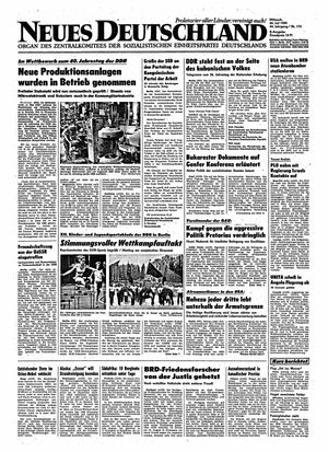 Neues Deutschland Online-Archiv vom 26.07.1989