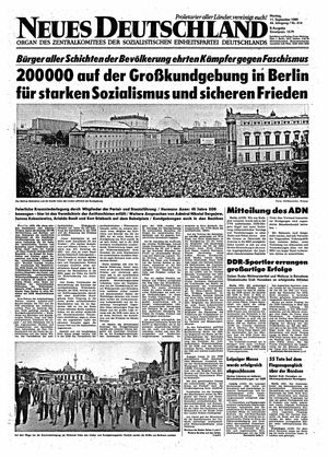 Neues Deutschland Online-Archiv vom 11.09.1989