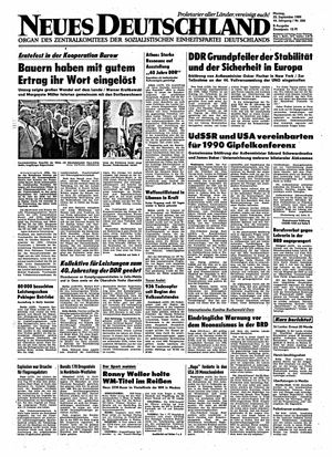 Neues Deutschland Online-Archiv vom 25.09.1989