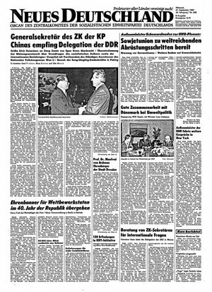 Neues Deutschland Online-Archiv vom 27.09.1989