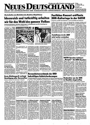 Neues Deutschland Online-Archiv vom 13.10.1989