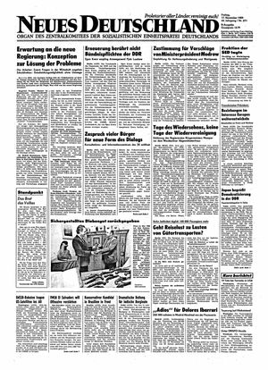 Neues Deutschland Online-Archiv vom 17.11.1989