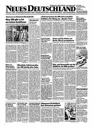 Neues Deutschland Online-Archiv vom 23.11.1989