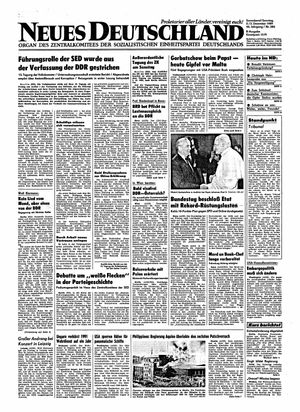 Neues Deutschland Online-Archiv vom 02.12.1989