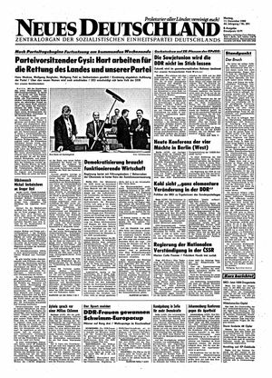 Neues Deutschland Online-Archiv vom 11.12.1989