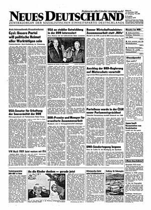 Neues Deutschland Online-Archiv vom 13.12.1989