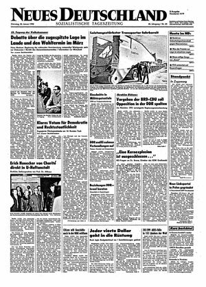 Neues Deutschland Online-Archiv vom 30.01.1990