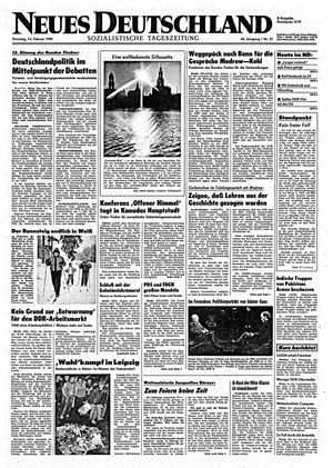 Neues Deutschland Online-Archiv on Feb 13, 1990