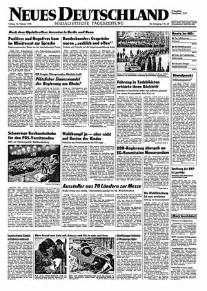 Neues Deutschland Online-Archiv vom 16.02.1990