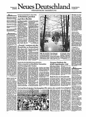 Neues Deutschland Online-Archiv vom 03.03.1990