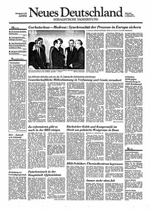 Neues Deutschland Online-Archiv vom 07.03.1990