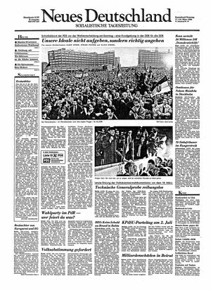 Neues Deutschland Online-Archiv vom 17.03.1990
