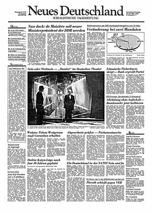 Neues Deutschland Online-Archiv vom 24.03.1990