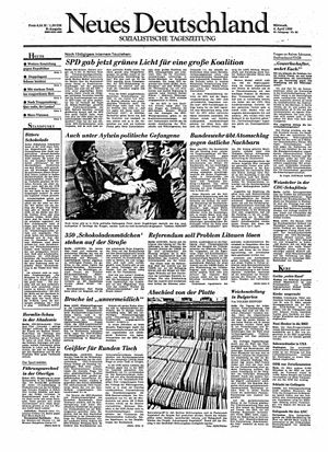 Neues Deutschland Online-Archiv vom 04.04.1990