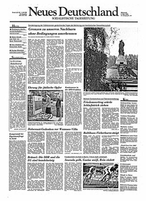 Neues Deutschland Online-Archiv on May 9, 1990