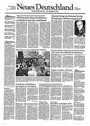 Neues Deutschland Online-Archiv vom 14.05.1990