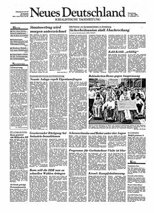 Neues Deutschland Online-Archiv vom 17.05.1990