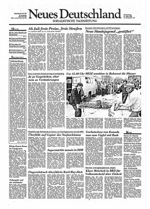 Neues Deutschland Online-Archiv on May 31, 1990