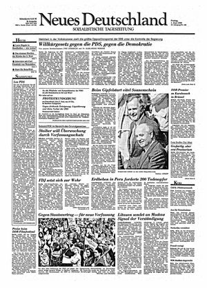Neues Deutschland Online-Archiv vom 01.06.1990