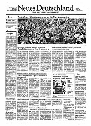 Neues Deutschland Online-Archiv vom 05.06.1990