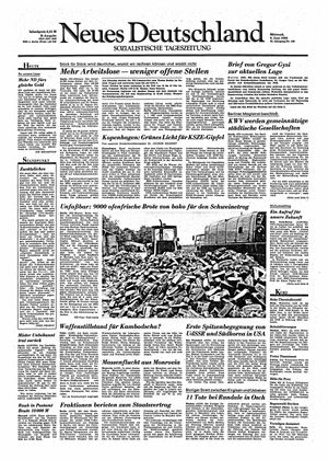 Neues Deutschland Online-Archiv vom 06.06.1990