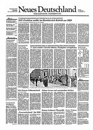 Neues Deutschland Online-Archiv vom 18.06.1990