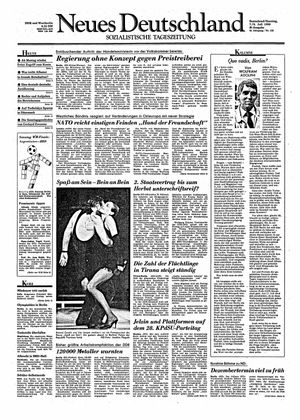 Neues Deutschland Online-Archiv vom 07.07.1990