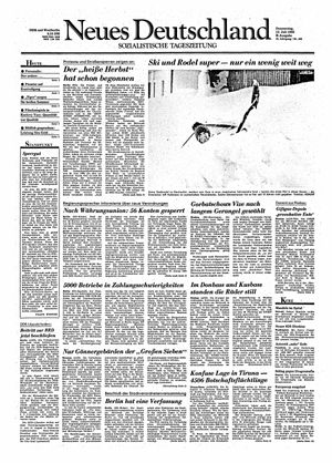 Neues Deutschland Online-Archiv vom 12.07.1990