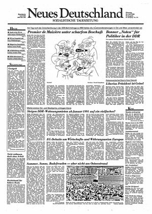 Neues Deutschland Online-Archiv on Jul 24, 1990