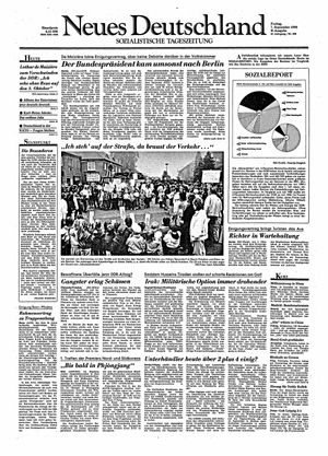 Neues Deutschland Online-Archiv vom 07.09.1990