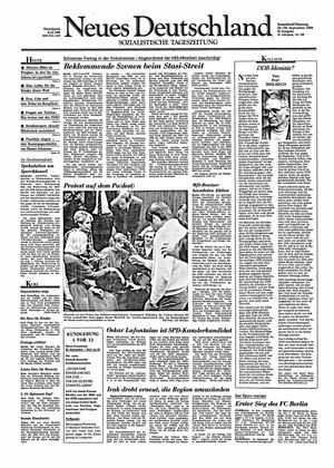 Neues Deutschland Online-Archiv vom 29.09.1990
