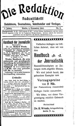 Die Redaktion on Nov 1, 1902