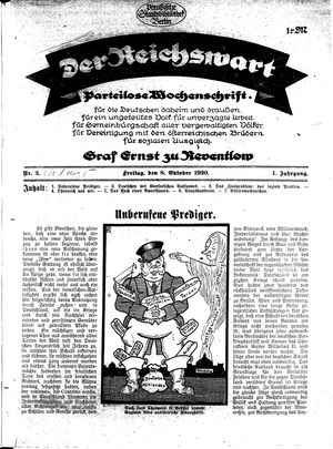 Reichswart vom 08.10.1920
