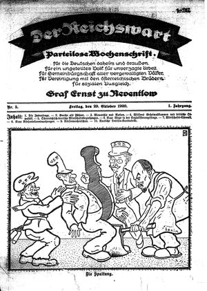 Reichswart vom 29.10.1920