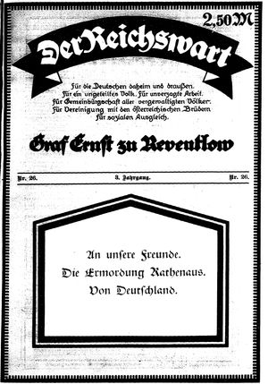 Reichswart vom 30.06.1922